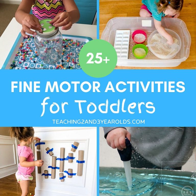 25+ Easy Toddler Fine Motor Activities
