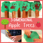 How to Make a 3-Dimensional Apple Tree Art Using Paper Tubes
