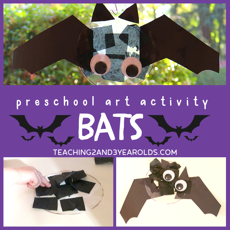 Cómo hacer una manualidad con murciélagos con niños de preescolar