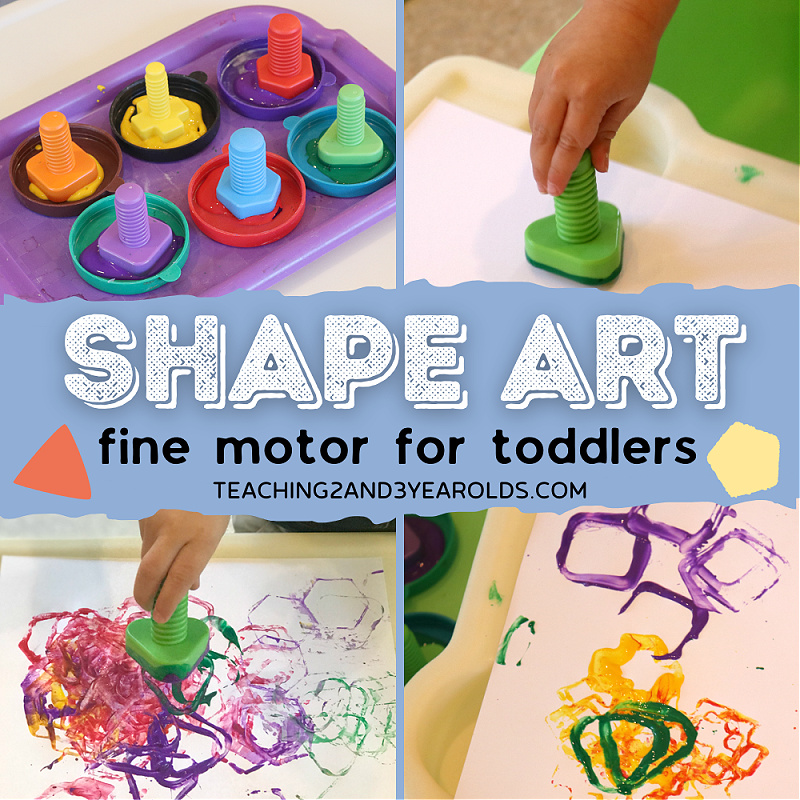 toddler shape art activity