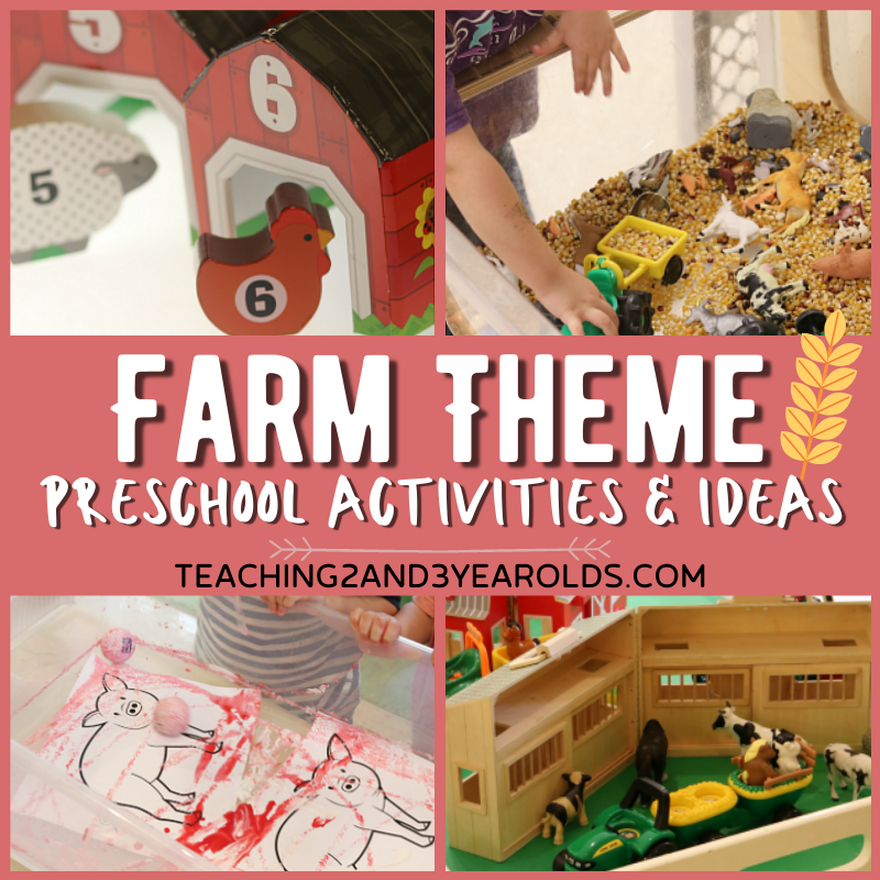 Creating a Farm Animal Theme in the Toddler and Preschool Classroom