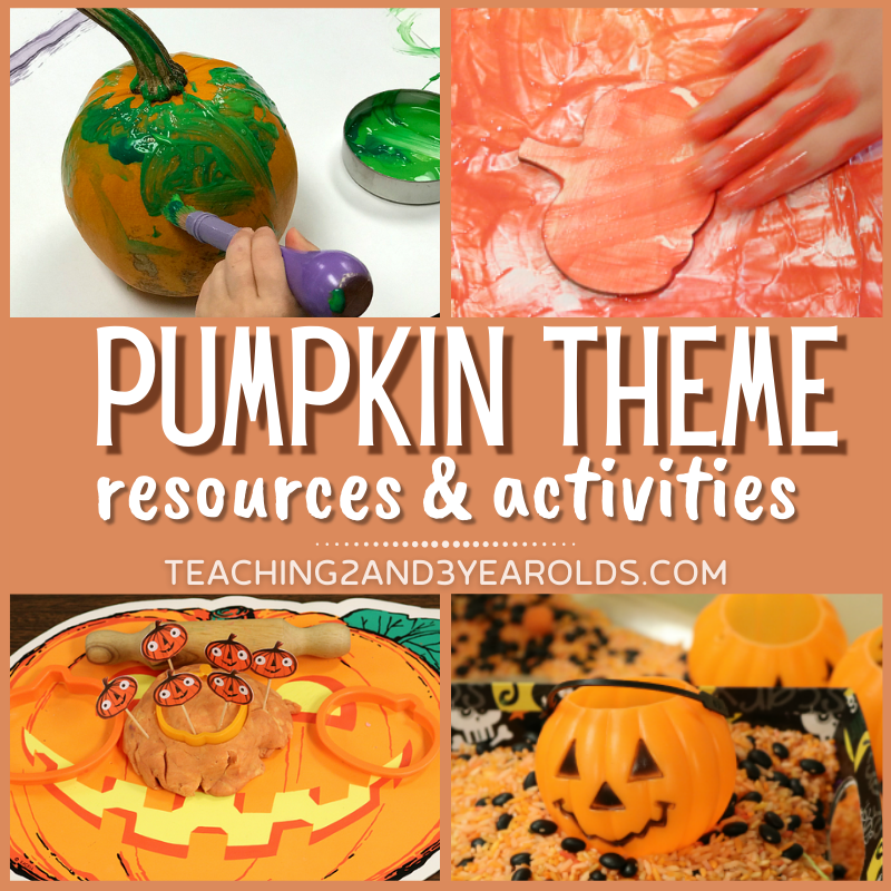 Creating a Classroom Pumpkin Theme Curriculum for Toddlers and Preschoolers