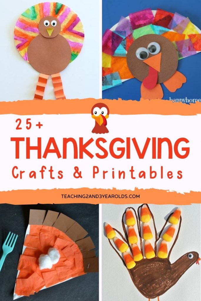 25+ Thanksgiving Craft Ideas for Preschoolers