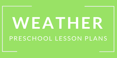 preschool weather lesson plans