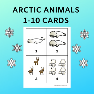 free toddler preschool arctic animals printable