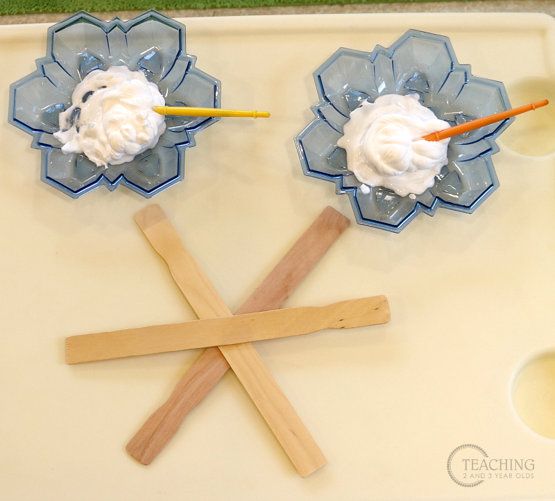 How to Make a Simple Wooden Snowflake Craft with Preschoolers