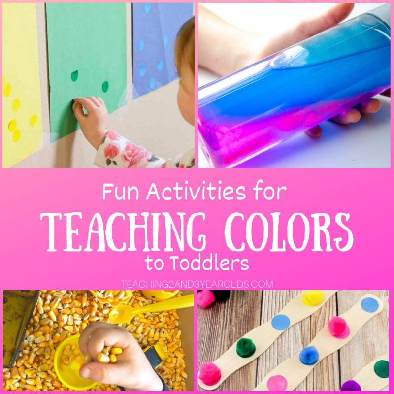 How to Teach Toddlers Colors with Fun Activities