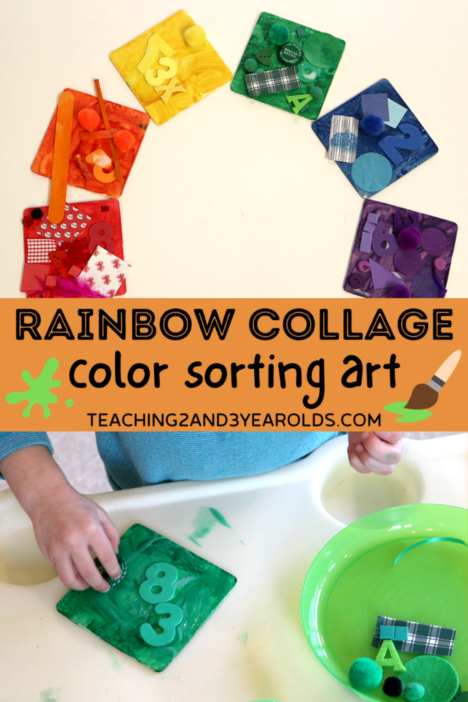 How to Create Rainbow Collage Art for Classroom Display