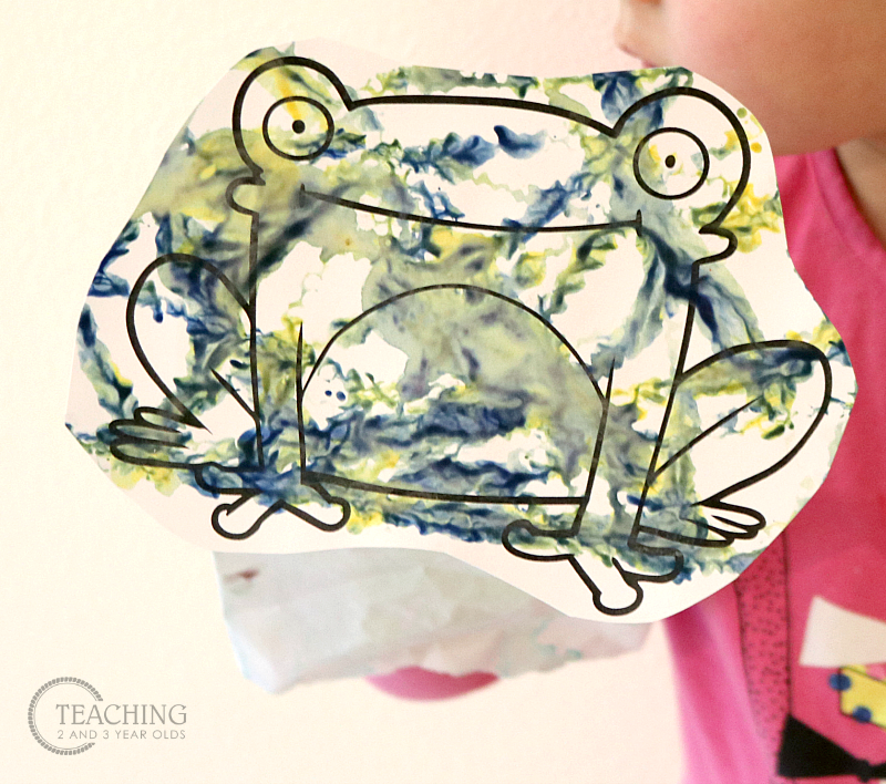 How to Turn a Toddler Frog Craft into a Puppet