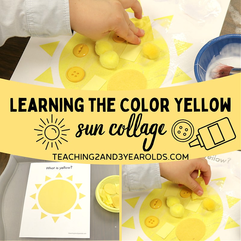 learning the color yellow
