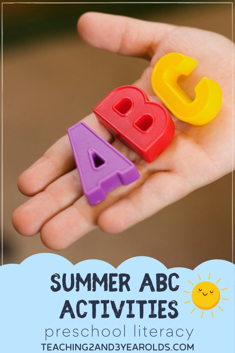 preschool literacy ideas for summer 