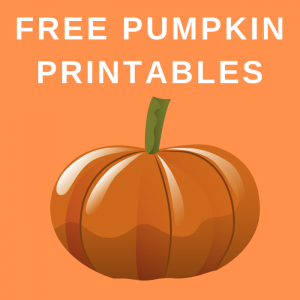 free toddler preschool pumpkin printables