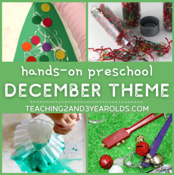 Hands-On Ideas for Your Preschool December Themes {Toddlers, too!}