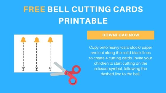 Free Bell Scissor Practice Printable Cards