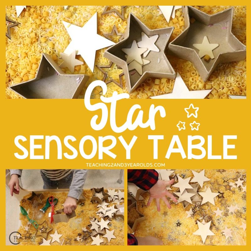 Christmas Sensory Play Activity with Stars