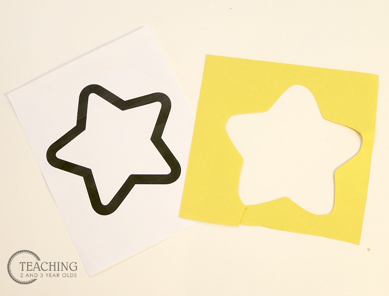 Colorful Star Suncatcher {with Printable Template}