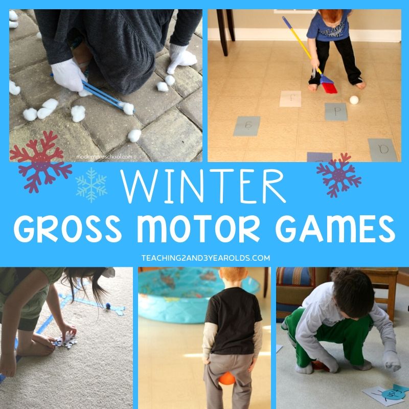 Fun Winter Gross Motor Activities for Toddlers and Preschoolers