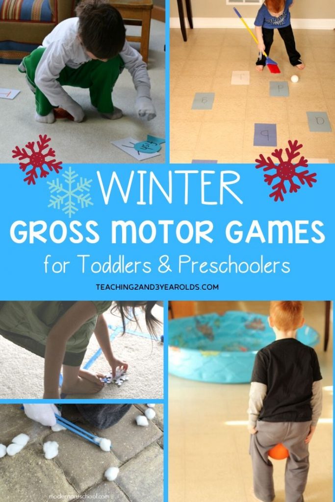 Fun Winter Gross Motor Activities for Toddlers and Preschoolers