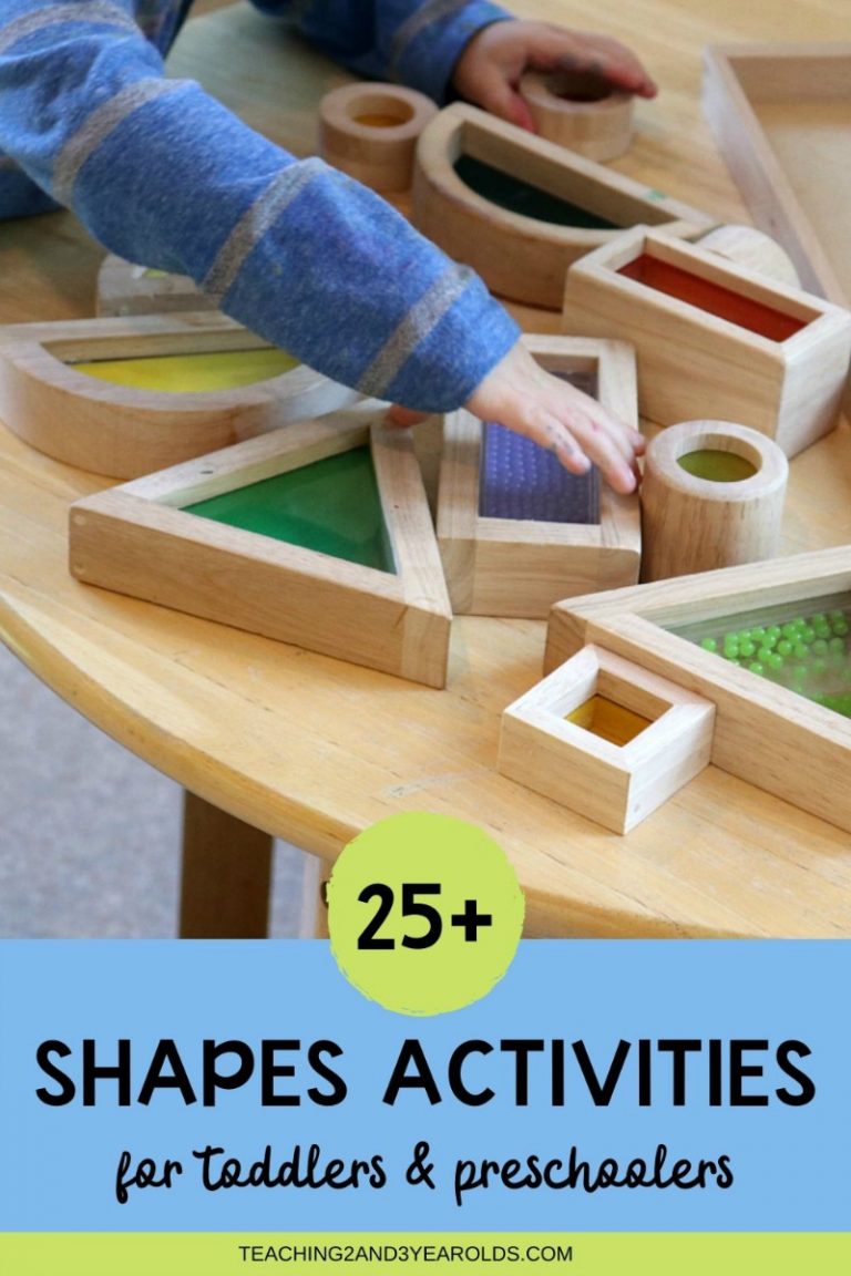 Learning Shapes with 25+ Fun Activities