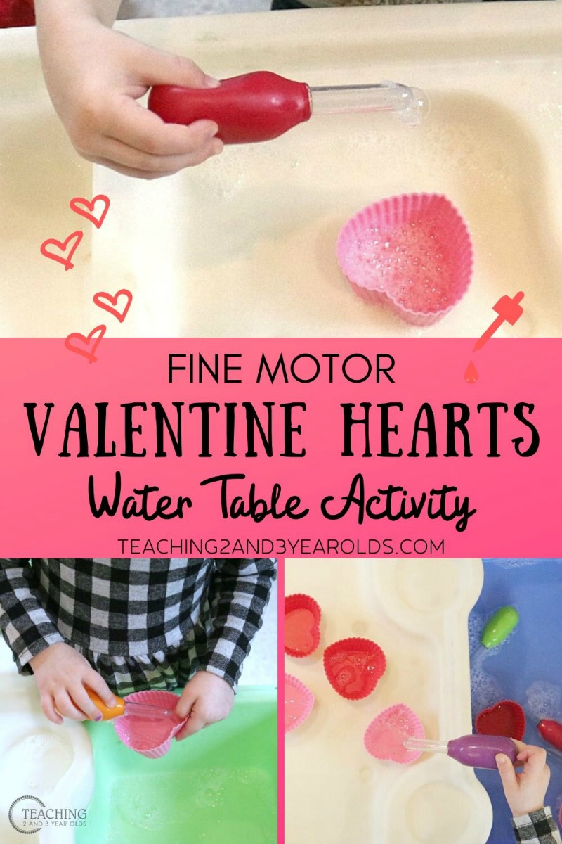 Filling the Hearts Valentine's Day Fine Motor Activity