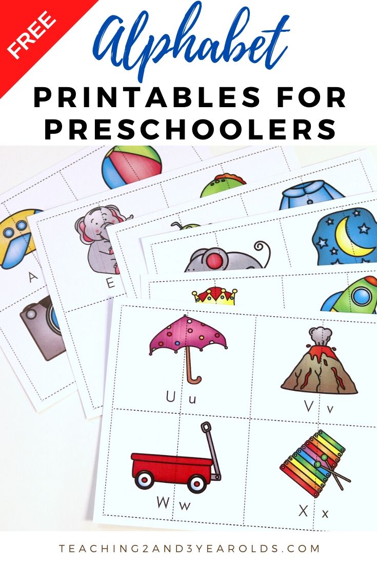 Free Toddler and Preschool Alphabet Printables