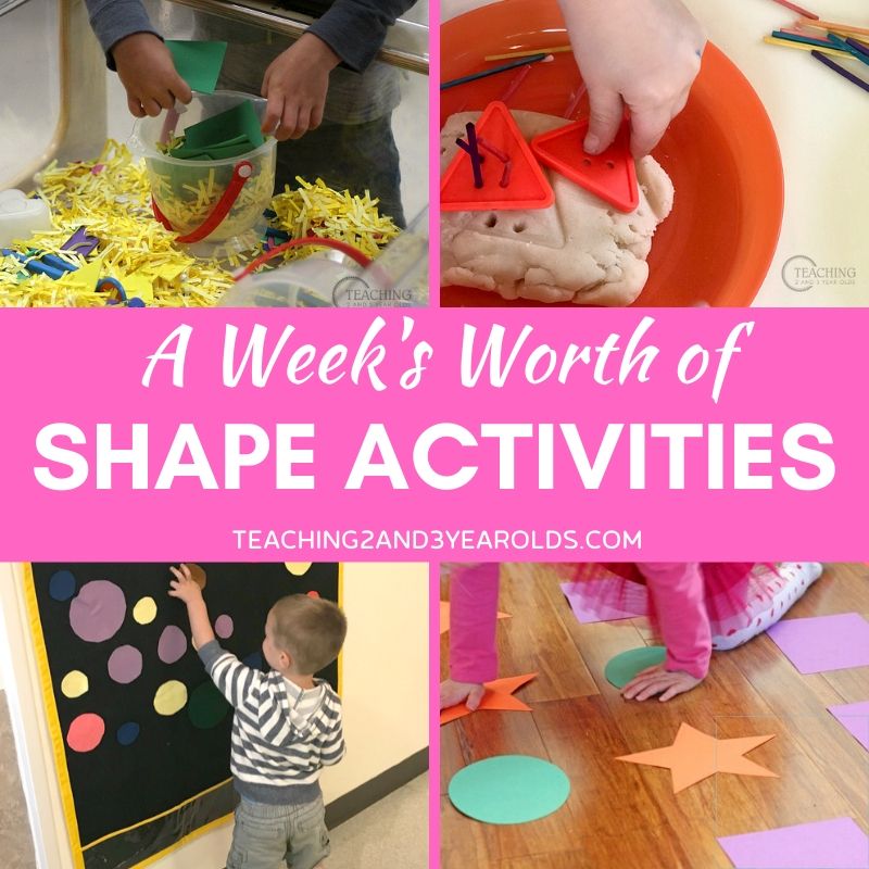A Week's Worth of Shape Recognition Activities