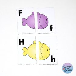 fish alphabet printable activity