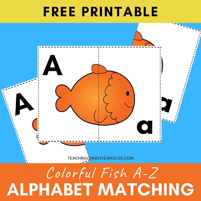 Fish Alphabet Printable Activity
