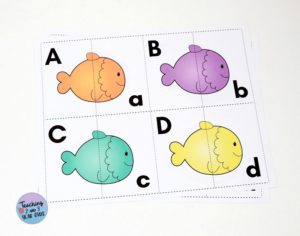 fish alphabet printable activity