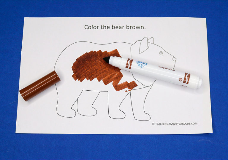 Brown Bear, Brown Bear, What Do You See Printable Book