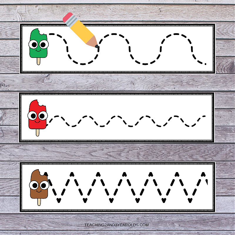 Popsicle Left-to-Right Printable Activity