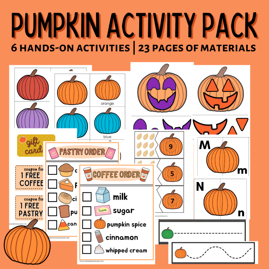 pumpkin activity pack