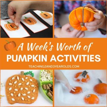 A Week's Worth of Pumpkin Learning Activities