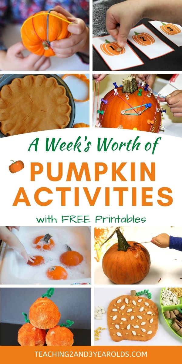 A Week's Worth of Pumpkin Learning Activities