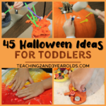 toddler Halloween activities