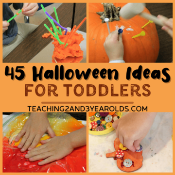 toddler Halloween activities