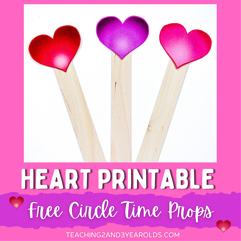 Printable Valentine's Day Circle Time Prop