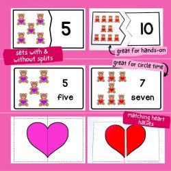 Printable Valentine's Day Learning Activities for Toddlers and Preschoolers