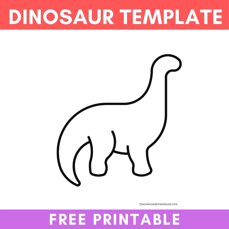 FREE Dinosaur Printable Template