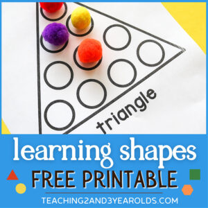 Preschool Shapes Printable Activity