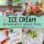 preschool ice cream dramatic play
