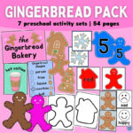 gingerbread theme printables