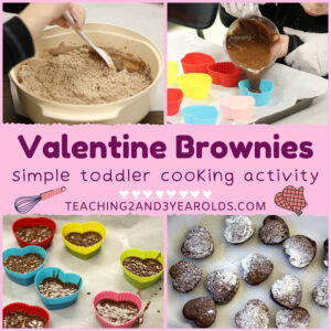 valentine brownies