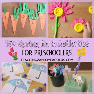 spring math activities for preschoolers