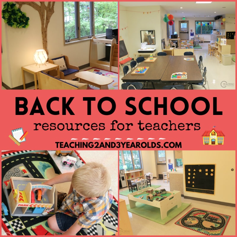 toddler and preschool back to school resources for teachers