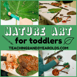 nature art for toddlers
