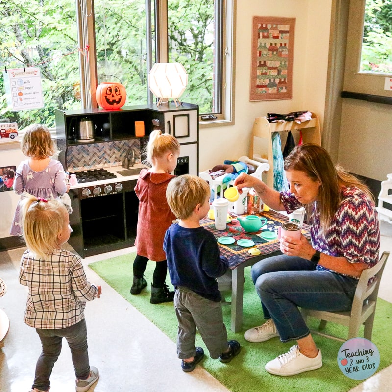 all coffee shop dramatic play