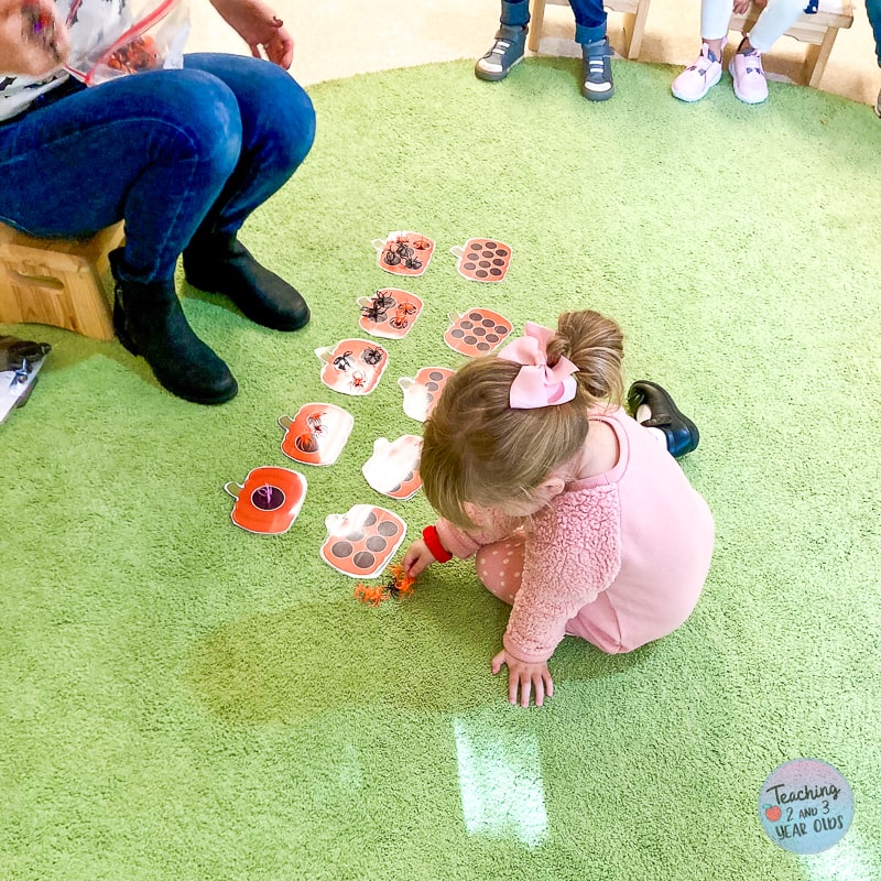 preschool pumpkin counting activity