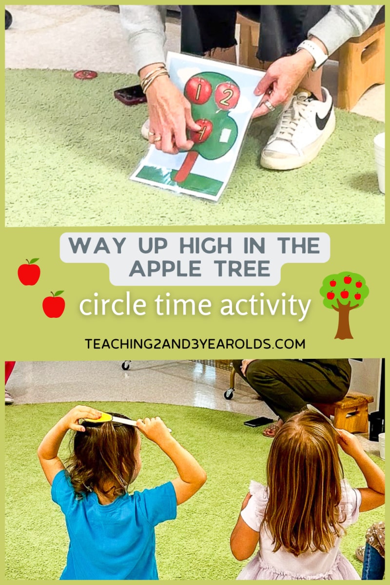 way up high in the apple tree circle time activity