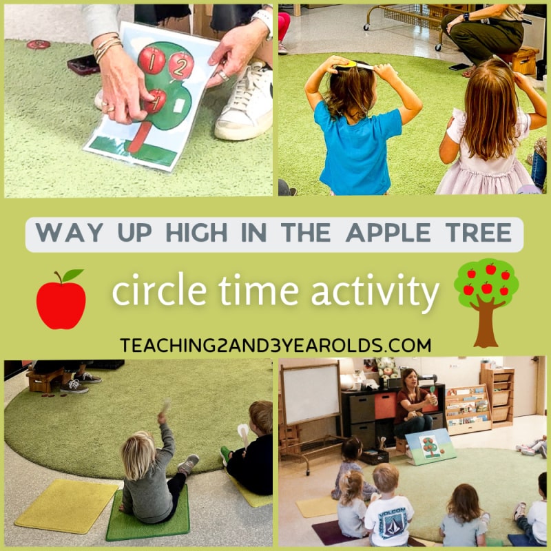 way up high in the apple tree circle time activity